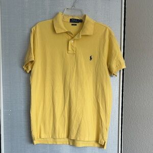 Polo by Ralph Lauren Men's Polo Shirt in Bright Yellow